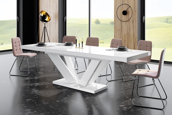 VIVA 2 table (high gloss/super matt) 160-256 cm